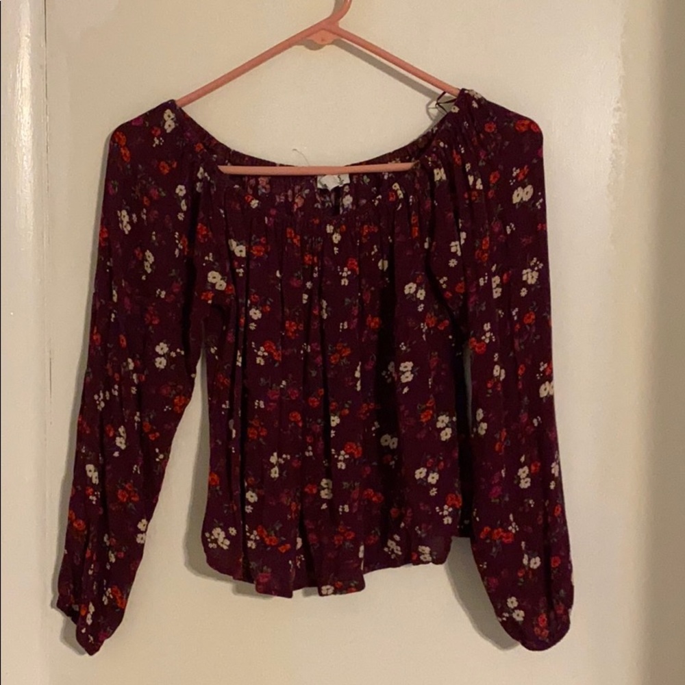 Hollister Floral, Flowy Shirt